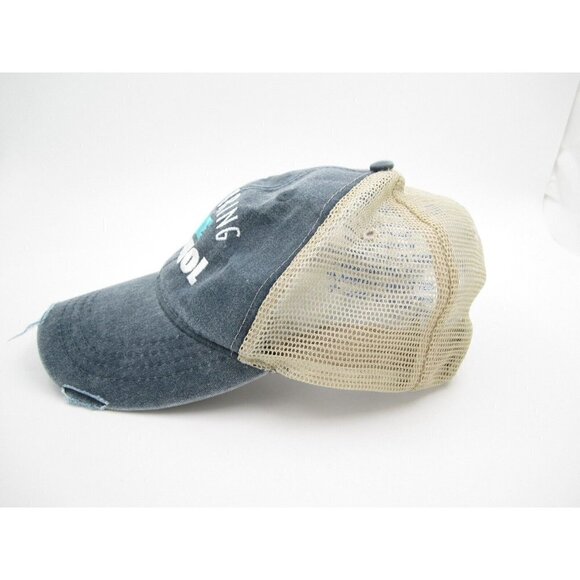 I'll Bring the Alcohol Party Mesh Adjustable Snapback Distressed Hat - Picture 2 of 7